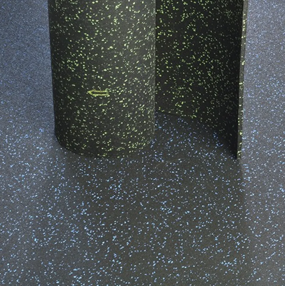 Rubber Flooring Roll Geneva 3/8 Inch 10% Premium Color Per SF