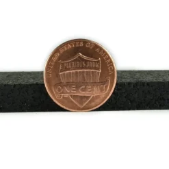 Rubber Flooring Roll Geneva 8 mm Black Per SF