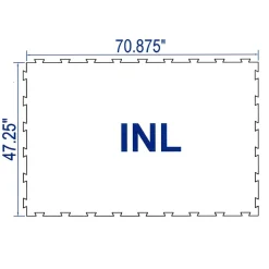 Rubber Horse Stall Mat Classic Interlocking 3/4 Inch x 4x6 Ft. Custom Per SF