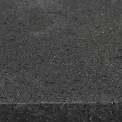 Rubber Tile Interlocking Black 1/2 Inch x 2x2 Ft. Pacific