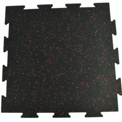 Rubber Tile Interlocking 10% Color Pacific 1/2 Inch x 2x2 Ft.