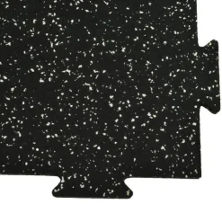 Rubber Tile Interlocking 10% Color Pacific 1/2 Inch x 2x2 Ft.