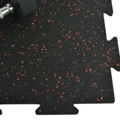 Rubber Tile Interlocking 10% Color 1/4 Inch x 2x2 Ft. Pacific