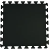 Rubber Tile Interlocking Sport West Black 3/8 Inch x 2x2 Ft.