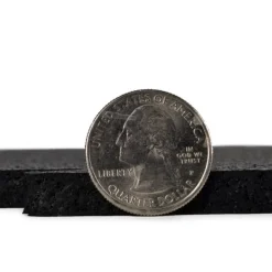 Rubber Tile Interlocks with Borders Black 1/4 Inch x 25x25 Inches Pacific