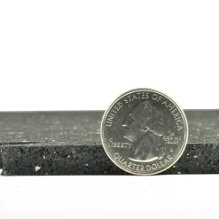 Rubber Tile Interlocks with Borders Regrind 8mm 25x25 Inches Pacific