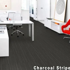 Rule Breaker Commercial Carpet Tiles Stripe 1/4 Inch x 24x24 Inches 24 Per Case