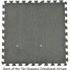 Rustic Wood Grain Trade Show Center Tile 1/2 Inch x 24x24 Inches