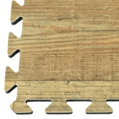 Rustic Wood Grain Trade Show Center Tile 1/2 Inch x 24x24 Inches