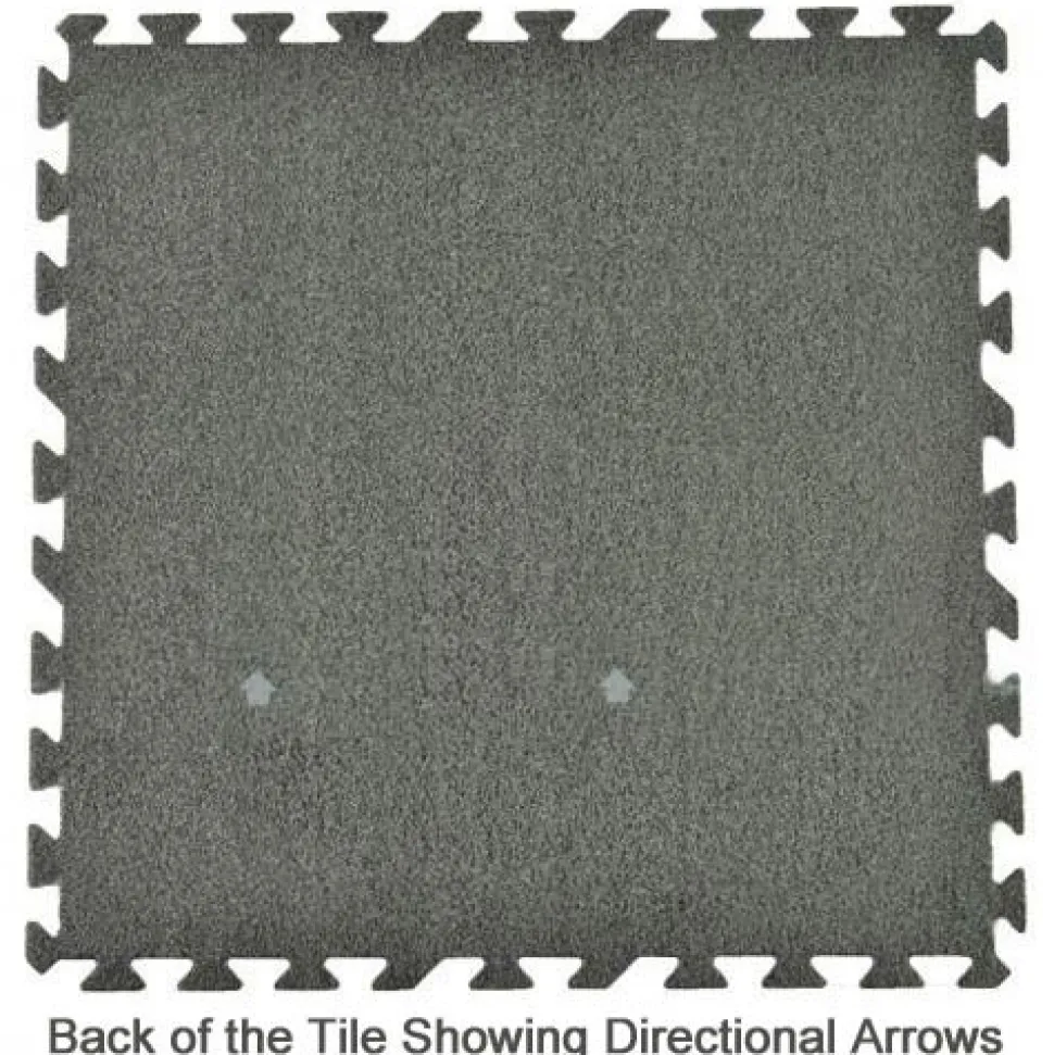Rustic Wood Grain Trade Show Tile - Beveled Edges 1/2 Inch x 10x20 Ft.