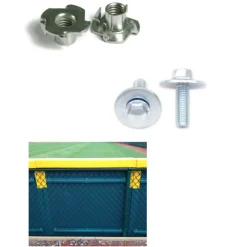 Safety Pro Outdoor Stadium Chain Link Fence Pad 3 Inch x 4x6 Ft.