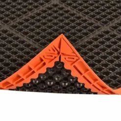 Safety Stance 3-Side Rubber Anti-Fatigue Mat 7/8 x 38x64 Inch