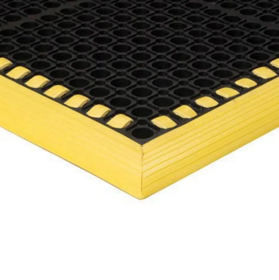 Safety TruTread Perforated Fatigue Mat 4-Sided 40x52 Inches