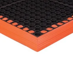 Safety TruTread Perforated Fatigue Mat 4-Sided GritTuff 28x40 Inches