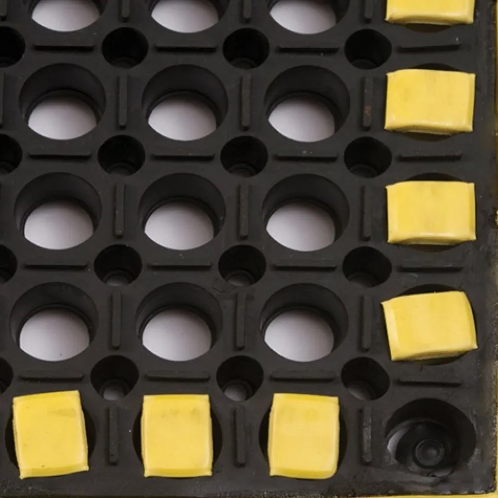 Safety TruTread Perforated Fatigue Mat 3-Sided 26x40 Inches
