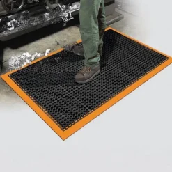 Safety TruTread Perforated Fatigue Mat 4-Sided 28x40 Inches
