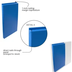Safety Wall Pad 2x5 Ft x 2 Inch WBLipTB ASTM