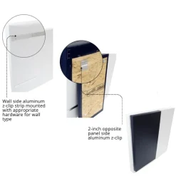 Safety Wall Pad 2x6 Ft x 2 inch WB Z-Clip ASTM