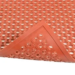 SaniTop Anti-Fatigue Mat Rubber Red 1/2 Inch x 3x10 Ft.