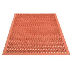 SaniTop Anti-Fatigue Mat Rubber Red 1/2 Inch x 3x10 Ft.