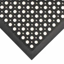 SaniTop Anti-Fatigue Mat Rubber Black 1/2 Inch x 3x20 Ft.