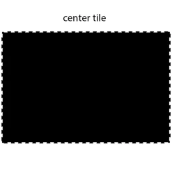 Smooth Top Horse Stall Interlocking Center Mat 3/4 Inch x 4x6 Ft.