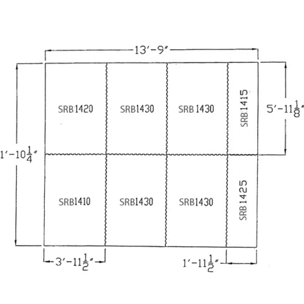 Smooth Top Horse Stall Mat Interlocking Kit 3/4 Inch x 12x14 Ft.