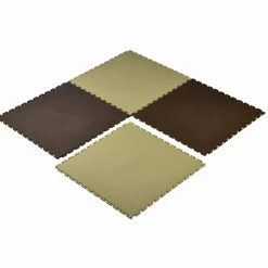 Smooth Top PVC Interlocking Color Ever 1/4 Inch x 19.625x19.625 Inch Tile