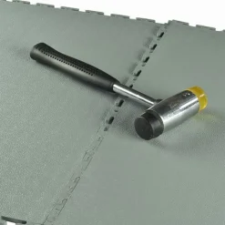 Smooth Top PVC Interlocking Grays Ever 1/4 Inch x 19.625x19.625 Inch Tile
