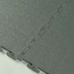 Smooth Top PVC Interlocking Grays Ever 1/4 Inch x 19.625x19.625 Inch Tile