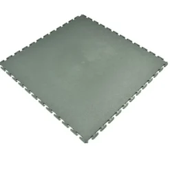 Smooth Top PVC Interlocking Grays Ever 1/4 Inch x 19.625x19.625 Inch Tile