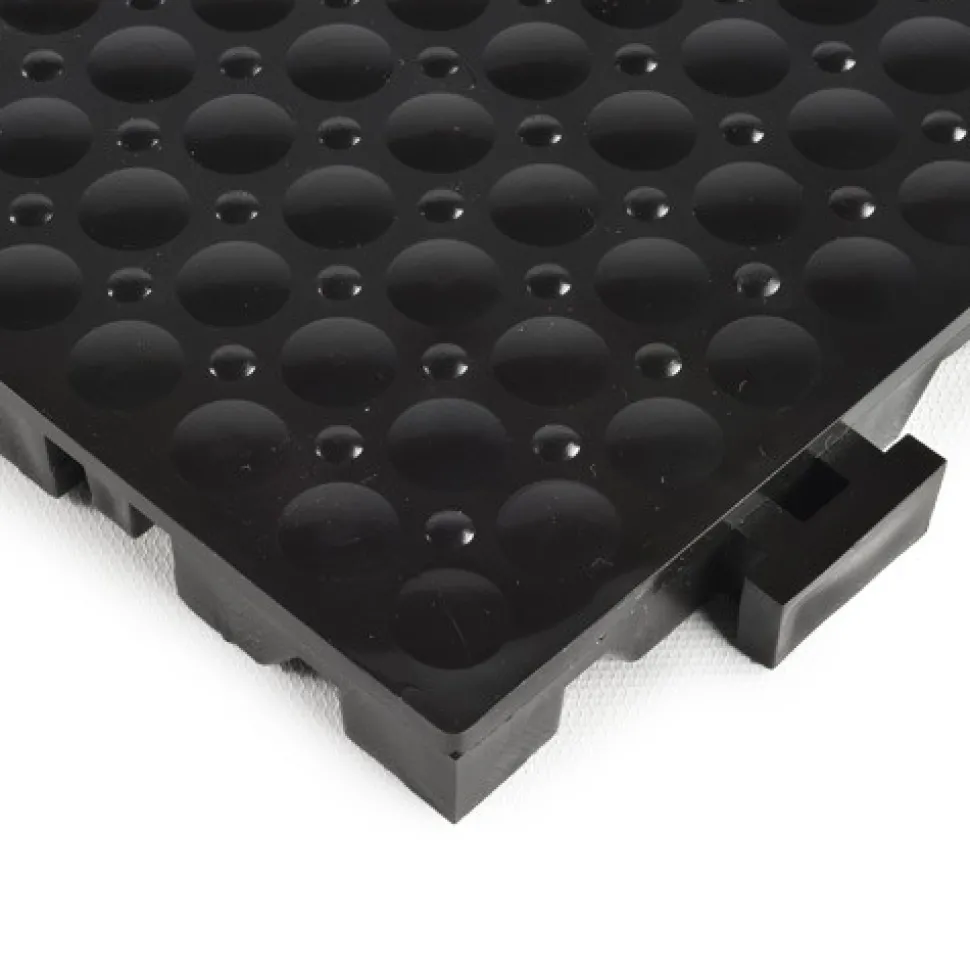 Solid Super Soft Tile - 3/4 Inch Black