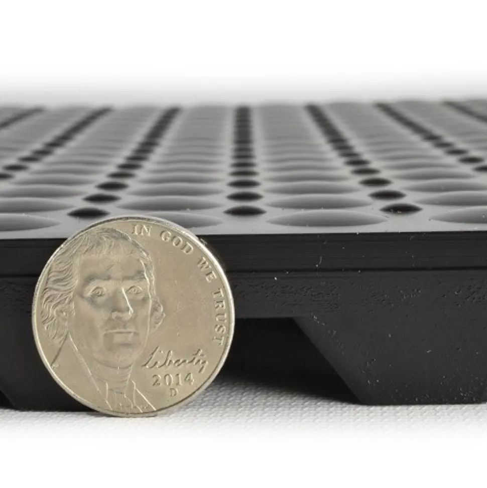Solid Super Soft Tile - 3/4 Inch Black