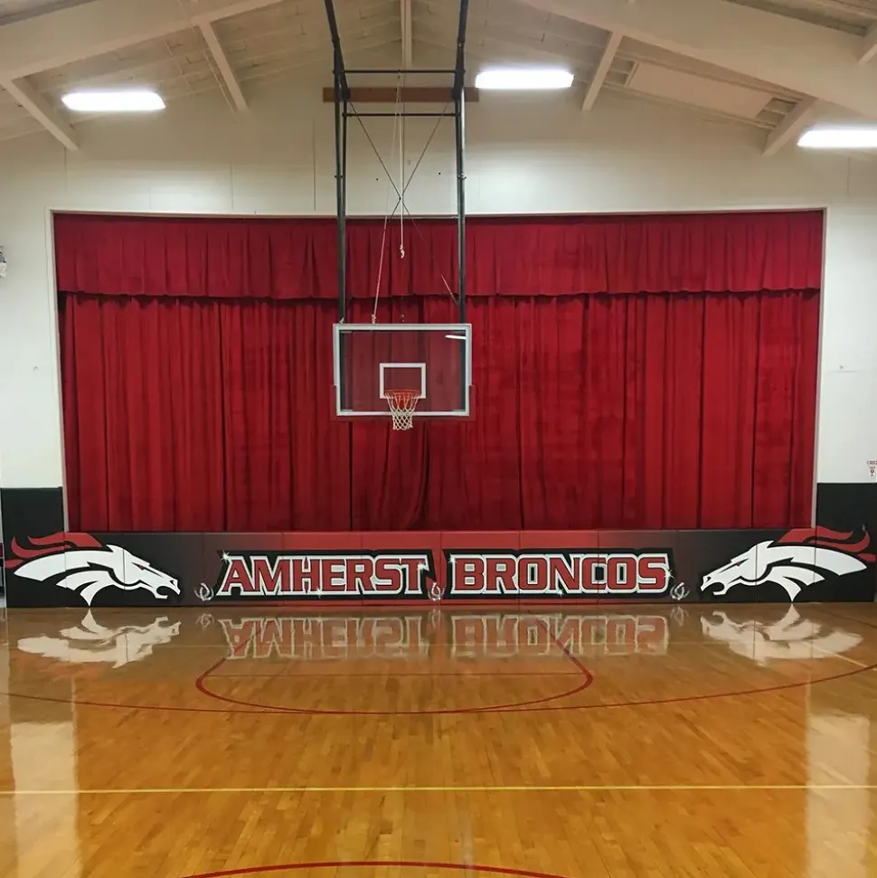 Stage Mats with Hook and Loop Attachment and Graphics Per SF