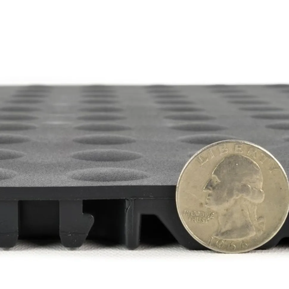 StayLock Tile Bump Top Black 9/16 Inch x 1x1 Ft.