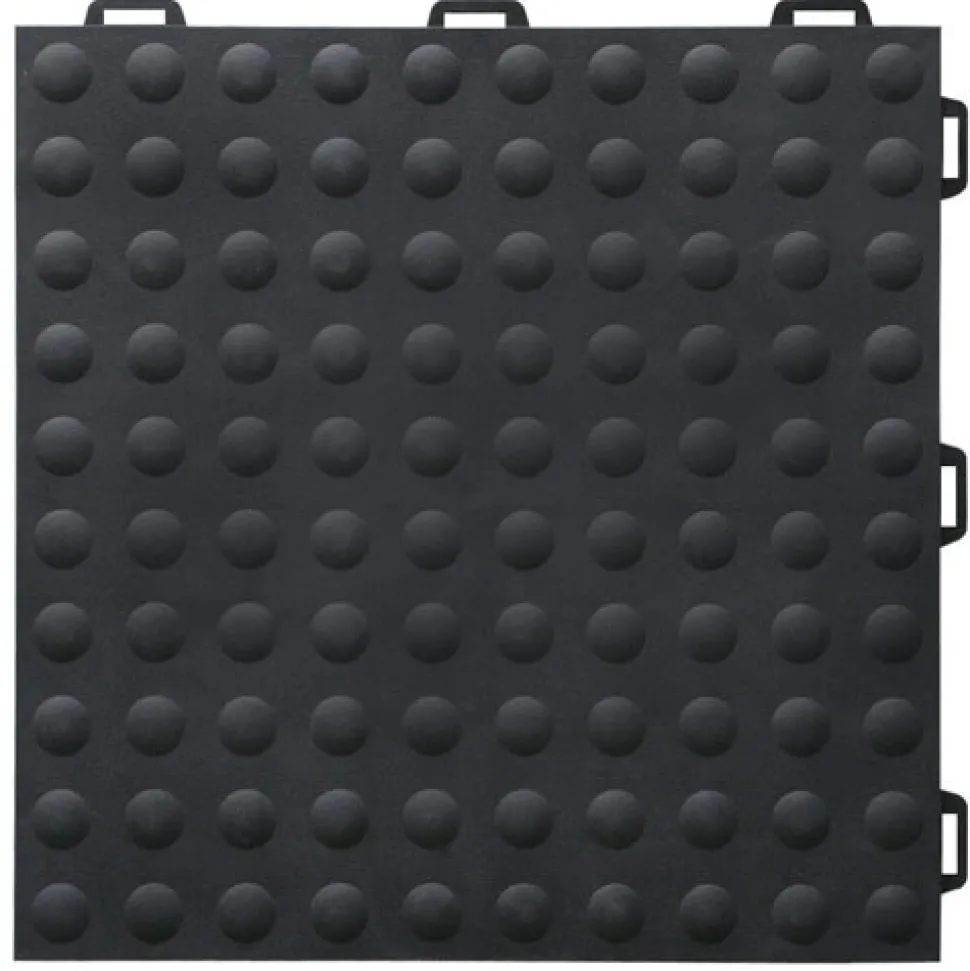 StayLock Tile Bump Top Black 9/16 Inch x 1x1 Ft.