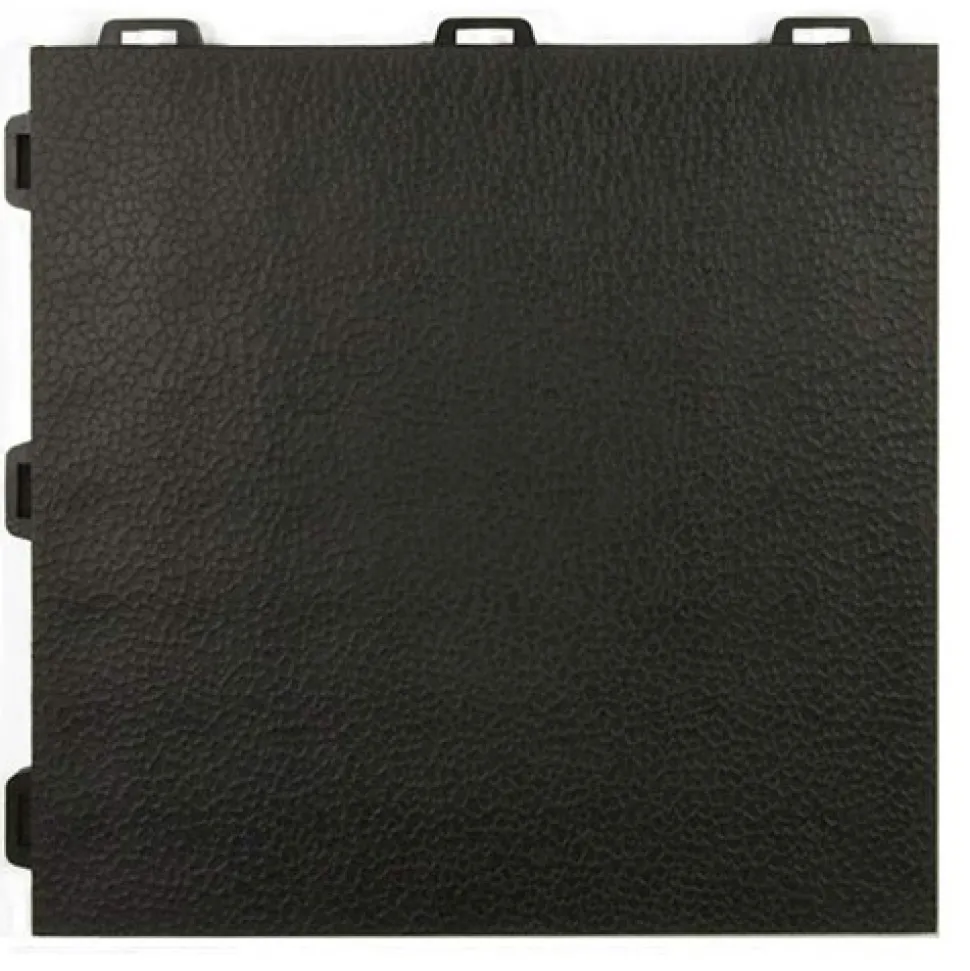 StayLock Tile Orange Peel Black 9/16 Inch x 1x1 Ft.