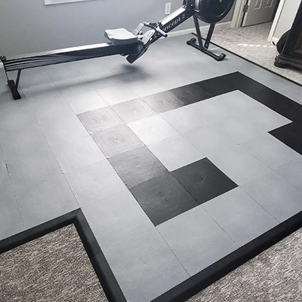 StayLock Tile Orange Peel Gray 9/16 Inch x 1x1 Ft.