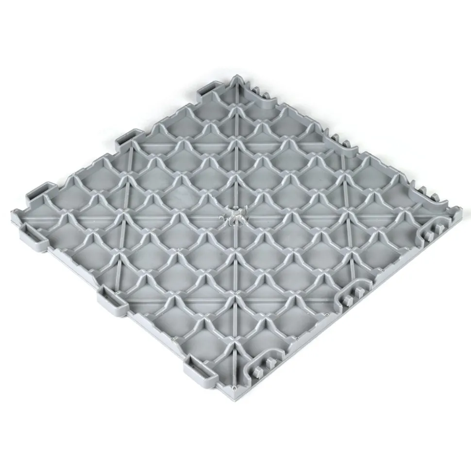 StayLock Tile Orange Peel Gray 9/16 Inch x 1x1 Ft.