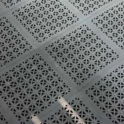 StayLock Tile Perforated Black 9/16 Inch x 1x1 Ft.