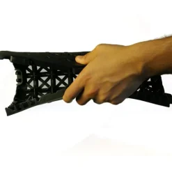 StayLock Tile Perforated Black 9/16 Inch x 1x1 Ft.