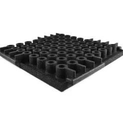 Sterling Playground Tile Black 3.25 Inch x 2x2 Ft.