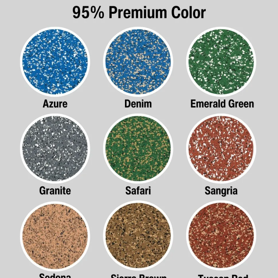 Sterling Playground Tile 95% Premium Colors 2.25 Inch x 2x2 Ft.