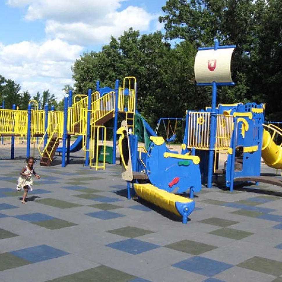 Sterling Playground Tile Solid Colors 5 Inch x 2x2 Ft.