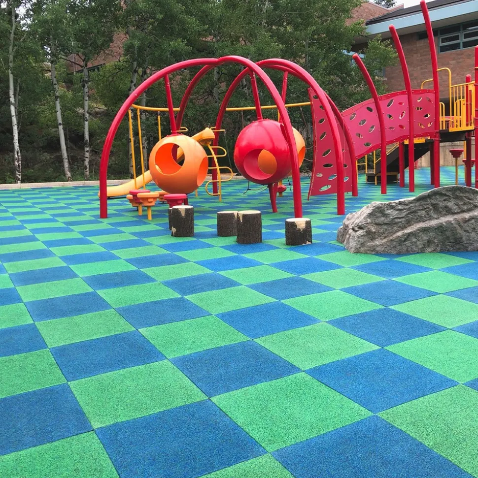 Sterling Playground Tile Solid Colors 5 Inch x 2x2 Ft.