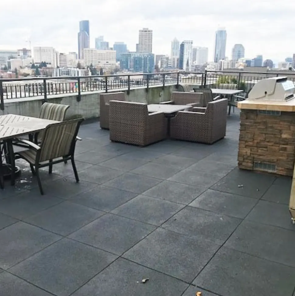 Sterling Roof Top Tile Black 2 Inch x 2x2 Ft.