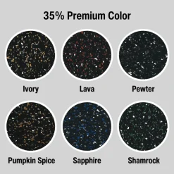 Sterling Roof Top Tile 35% Premium Colors 2 Inch x 2x2 Ft.