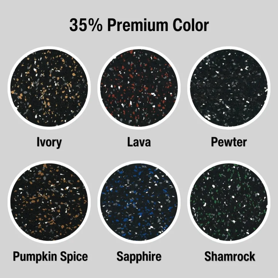 Sterling Roof Top Tile 35% Premium Colors 2 Inch x 2x2 Ft.