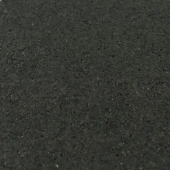 Straight Edge Rubber Tile Black 1/2 Inch 2x2 Ft. Pacific