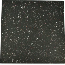 Straight Edge Tile 10% Color CrossTrain 1/4 Inch x 2x2 Ft. Pacific